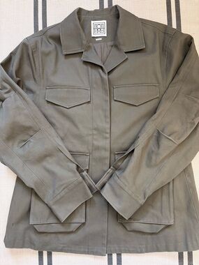 Toteme Olive Green Utility Jacket